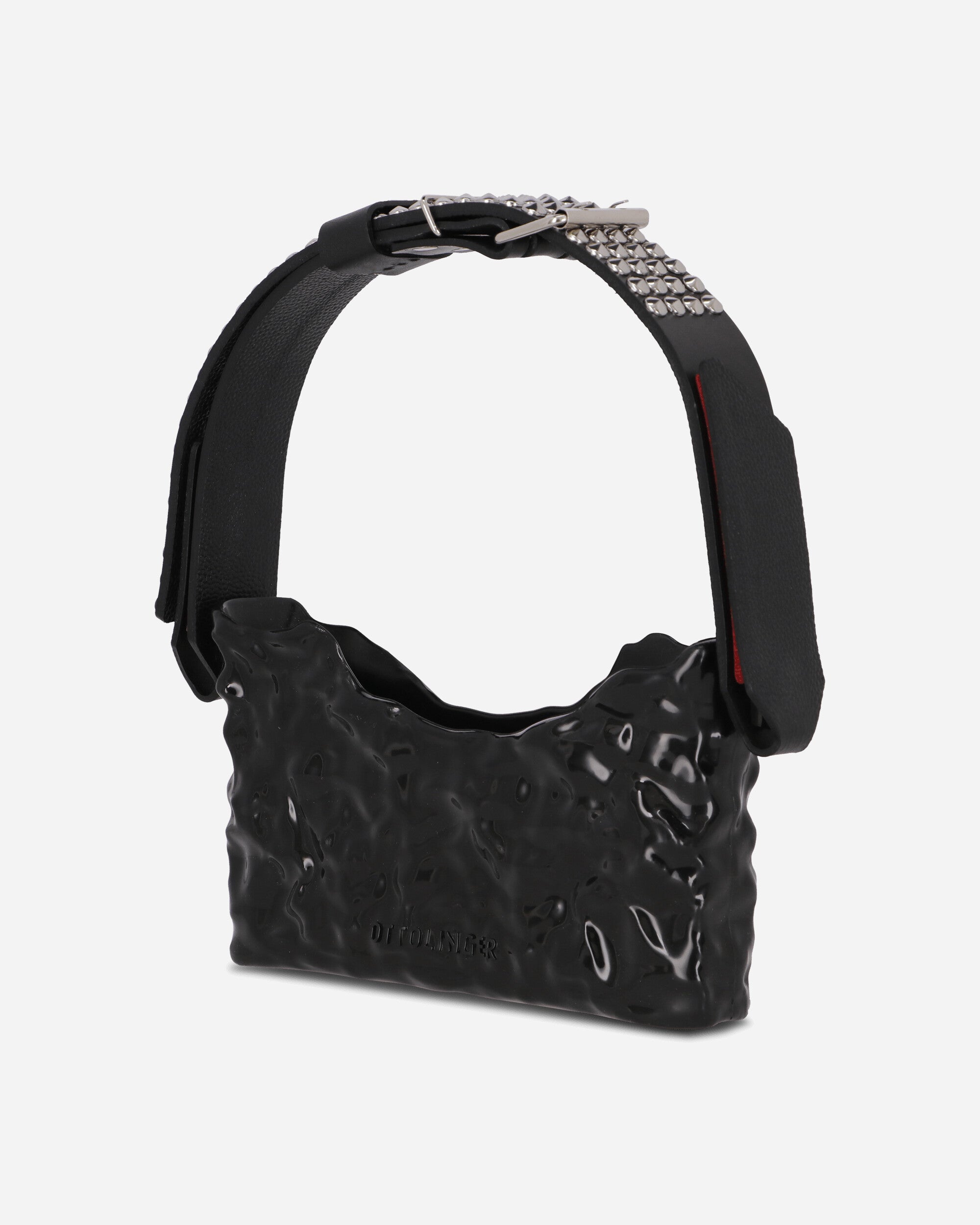Ottolinger Wmns Studded Baguette Bag Black Bags and Backpacks Shoulder Bags 126-903426-01 BLK