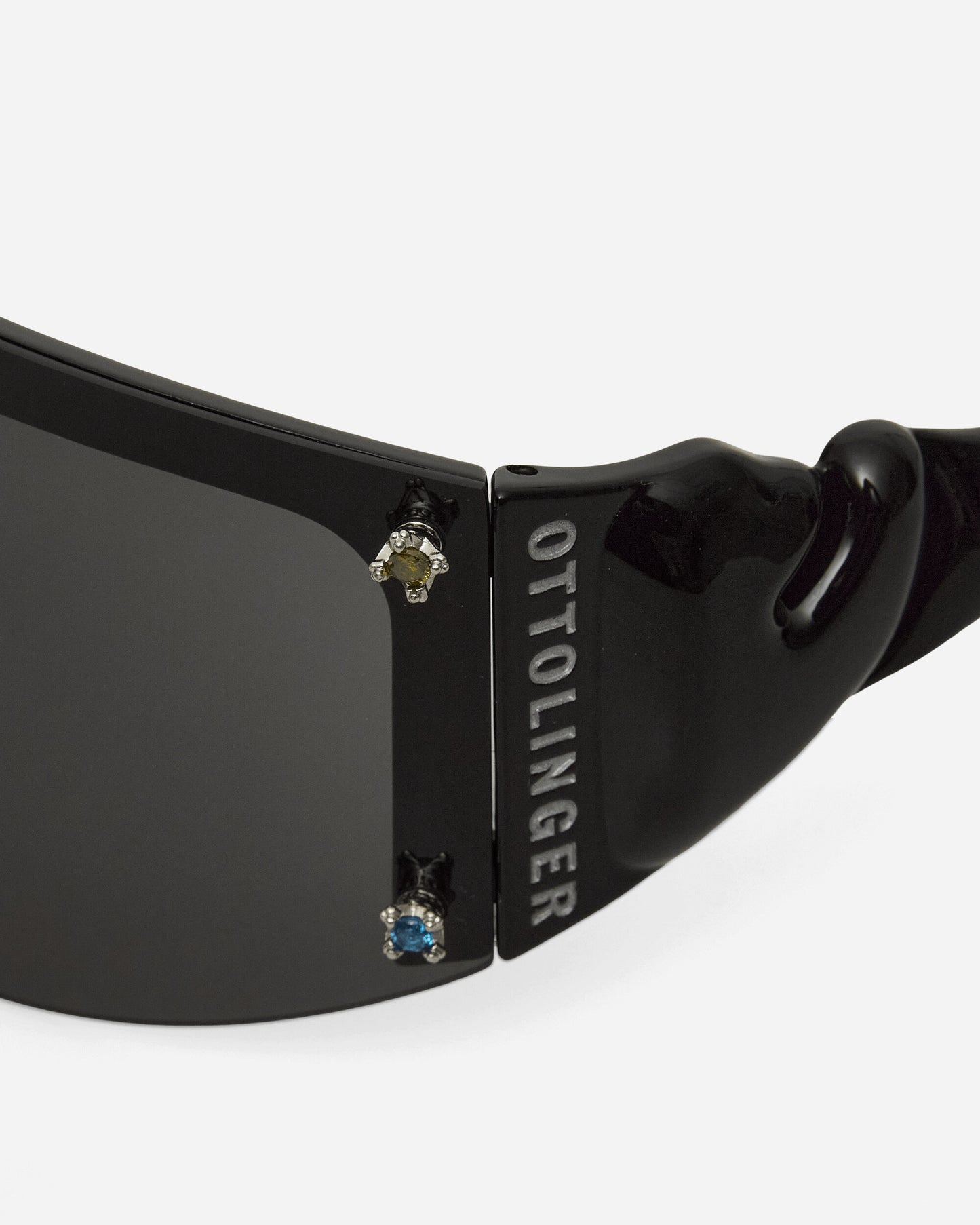 Ottolinger Wmns Gem-Stud Knotted Sunglasses Black Eyewear Sunglasses 127-900327-01 BLK