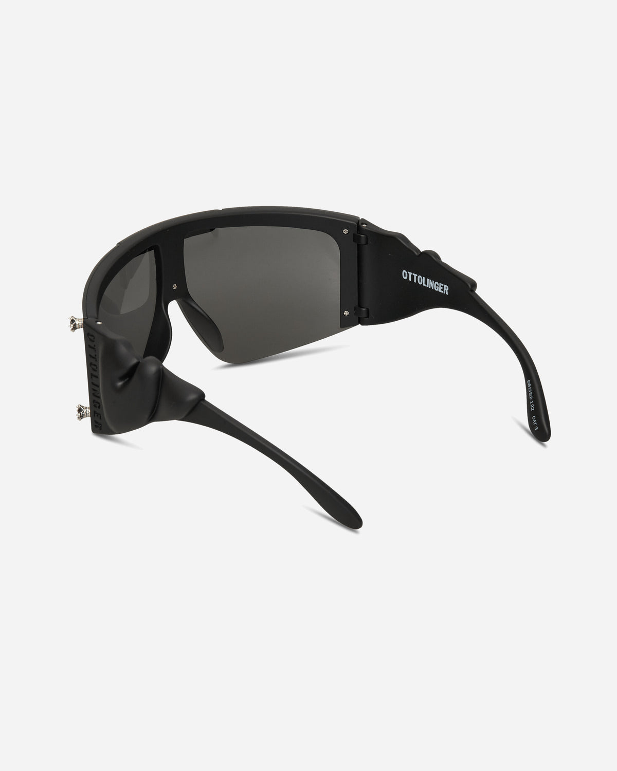 Ottolinger Wmns Gem-Stud Knotted Sunglasses Black Matte Eyewear Sunglasses 127-900327-05 BLK