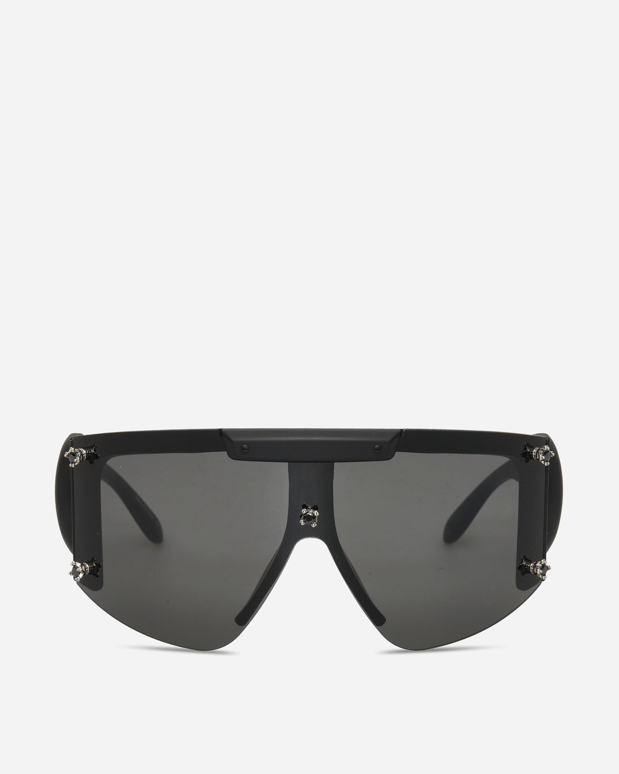 Ottolinger Wmns Gem-Stud Knotted Sunglasses Black Matte Eyewear Sunglasses 127-900327-05 BLK