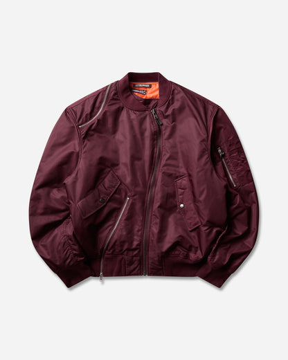 Ottolinger Wmns Forever Zip Bomber Burgundy Coats and Jackets Bomber Jackets 109-704309-01 RED