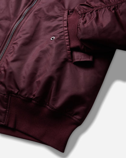 Ottolinger Wmns Forever Zip Bomber Burgundy Coats and Jackets Bomber Jackets 109-704309-01 RED