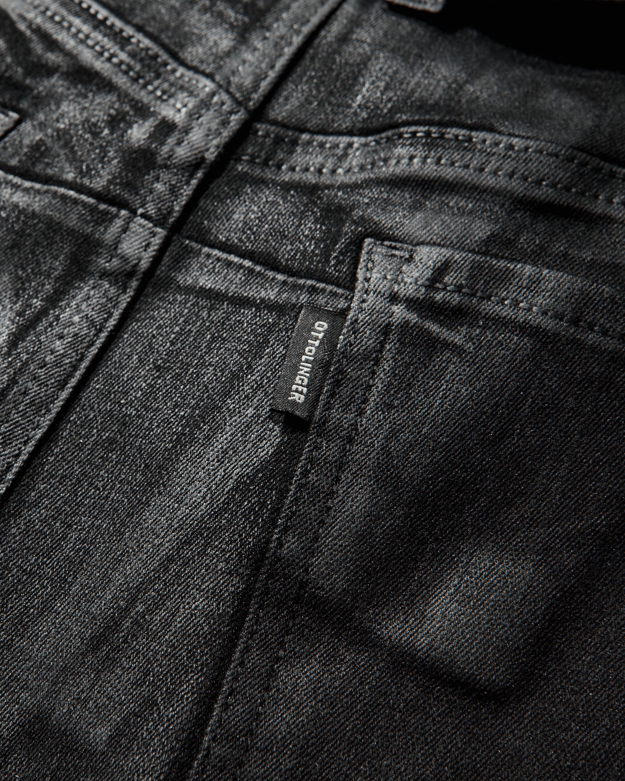 Ottolinger Wmns Glazed Mulitline Jeans Black Pants Casual 117-203717-01 BLK