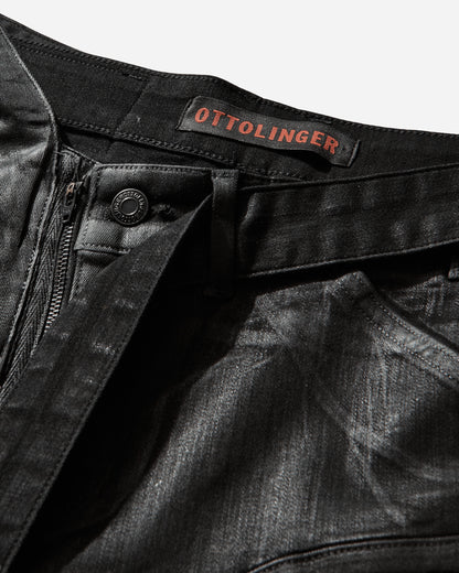 Ottolinger Wmns Glazed Mulitline Jeans Black Pants Casual 117-203717-01 BLK