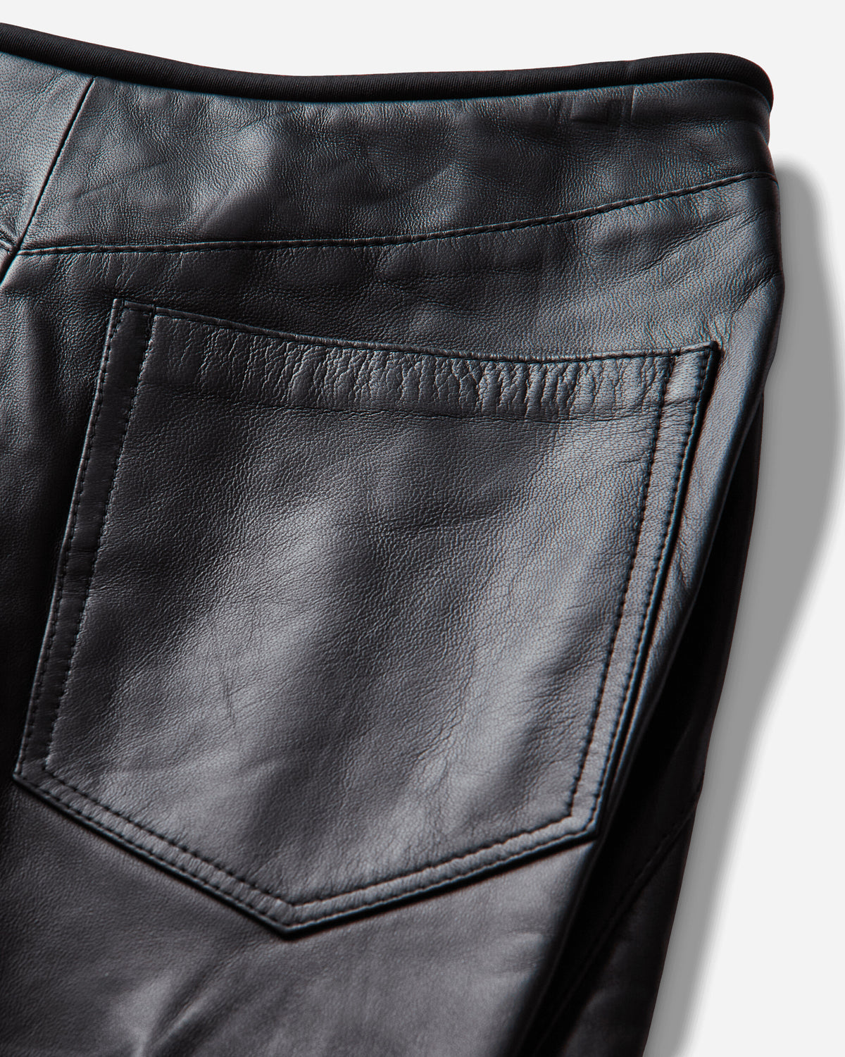 Ottolinger Wmns Leather Drape Pants Black Pants Casual 130-205030-01 BLK