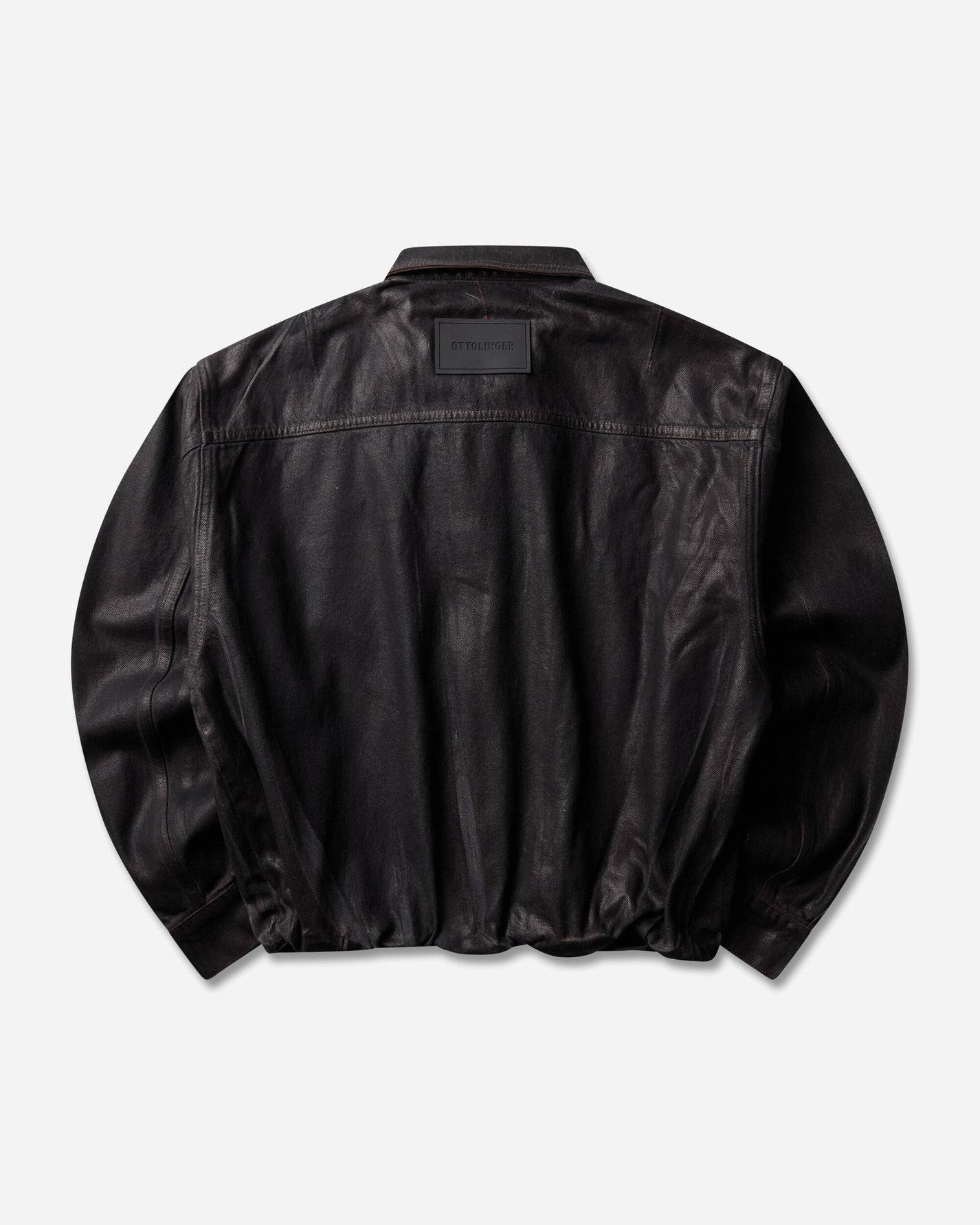 Ottolinger Wmns Glazed Flex Denim Jacket Brown Overdye Coats and Jackets Denim Jackets 117-704417-01 BRW