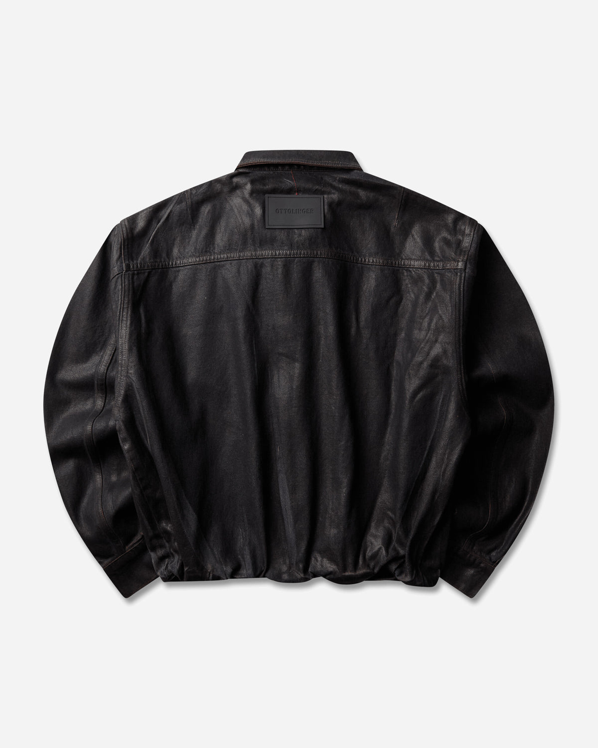 Ottolinger Wmns Glazed Flex Denim Jacket Brown Overdye Coats and Jackets Denim Jackets 117-704417-01 BRW