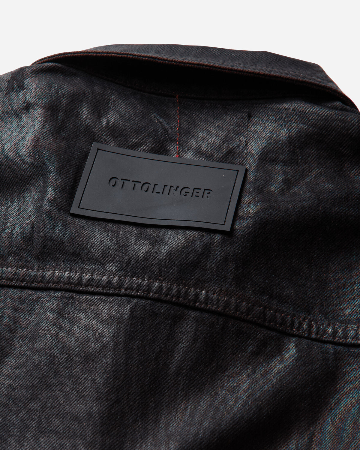 Ottolinger Wmns Glazed Flex Denim Jacket Brown Overdye Coats and Jackets Denim Jackets 117-704417-01 BRW