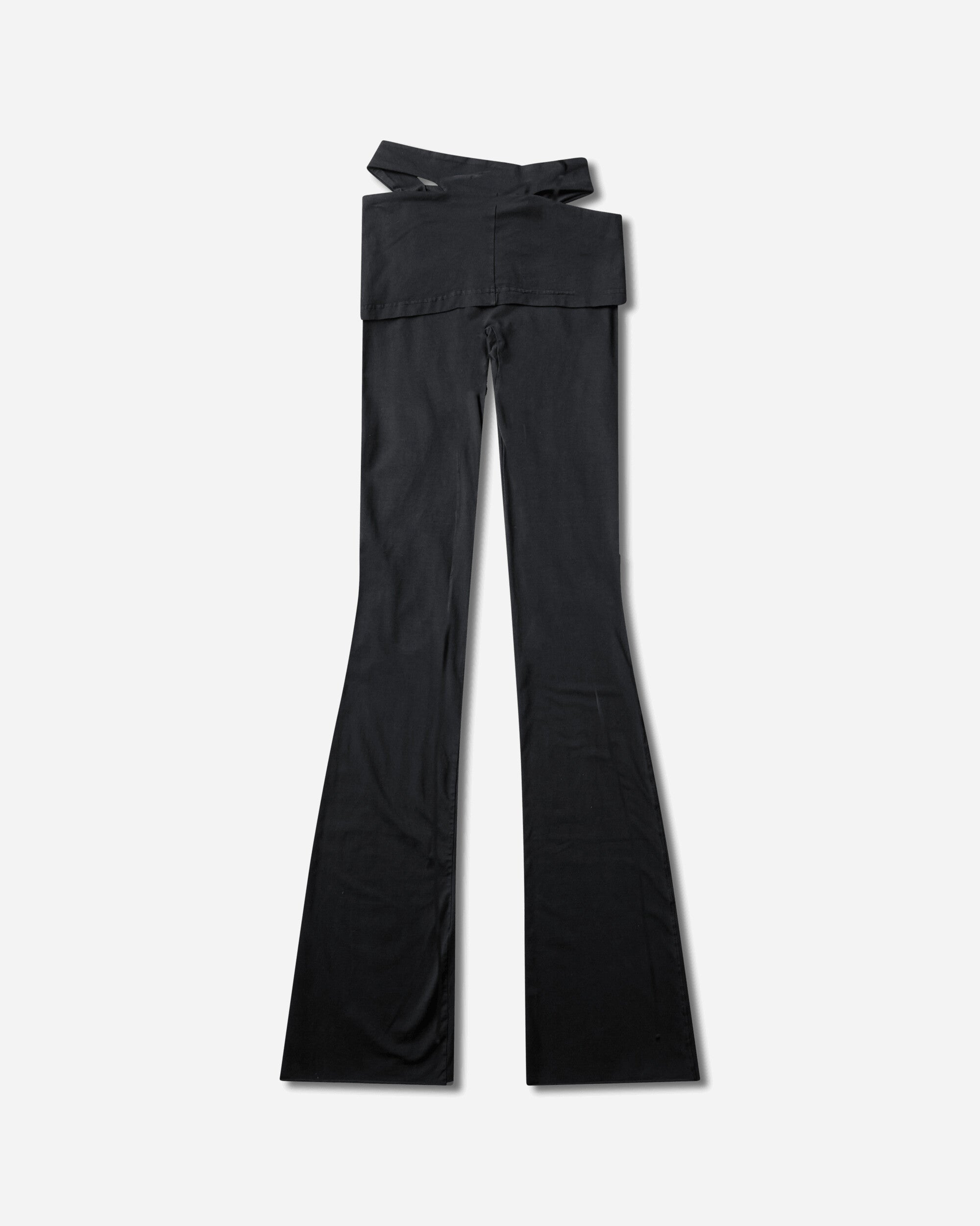 Ottolinger Wmns Drop Fold Otto Leggings Washed Black Pants Flare 115-205215-01 BLK