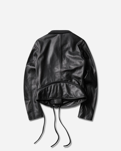 Ottolinger Wmns Twisted Biker Jacket Black Coats and Jackets Leather Jackets 130-704230-01 BLK