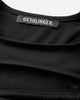 Ottolinger Wmns Split Racerback Rib Longsleeve Washed Black T-Shirts Longsleeve 115-110515-01 BLK