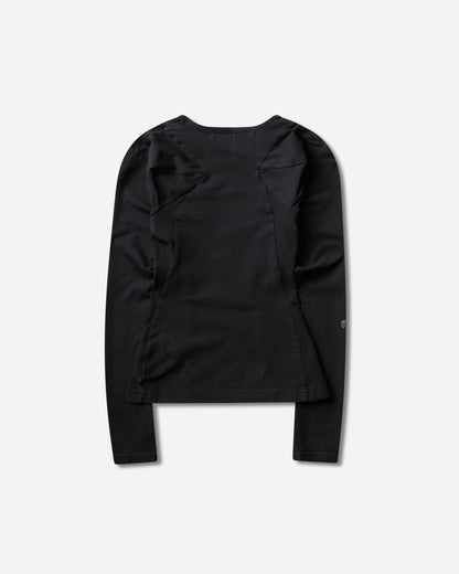 Ottolinger Wmns Split Racerback Rib Longsleeve Washed Black T-Shirts Longsleeve 115-110515-01 BLK
