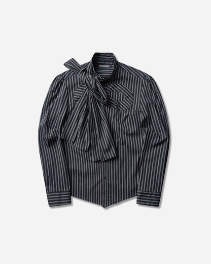 Ottolinger Wmns Infinity Blouse Striped Shirts Longsleeve Shirt 111-401811-03 BLUWHT