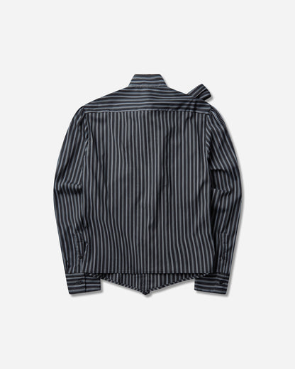 Ottolinger Wmns Infinity Blouse Striped Shirts Longsleeve Shirt 111-401811-03 BLUWHT