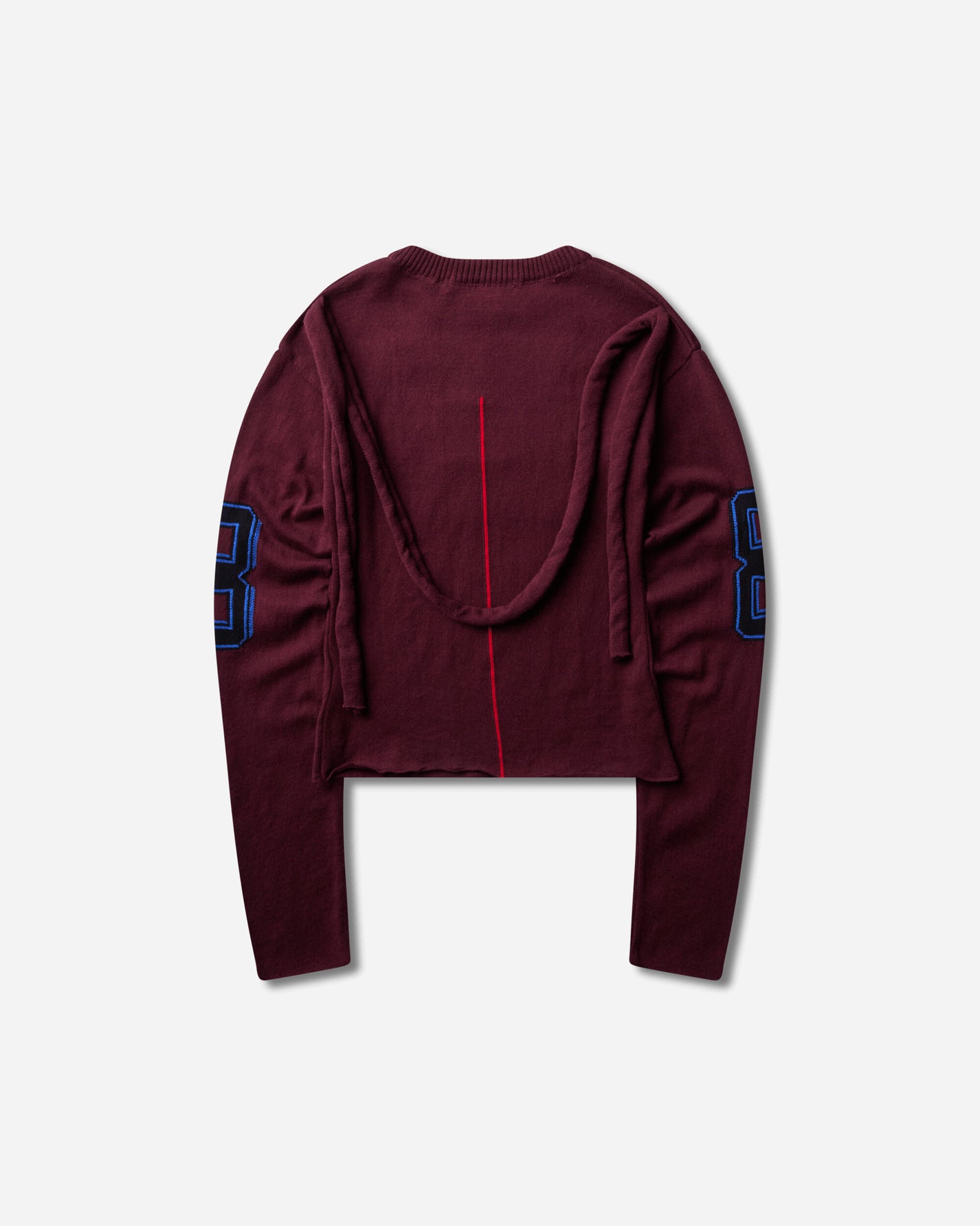 Ottolinger Wmns Team Otto Jacquard Longsleeve Sporty Polo T-Shirts Polo 107-110707-02 REDBLU