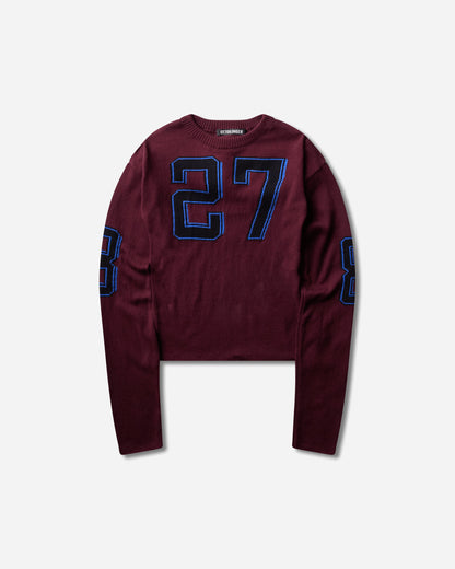 Ottolinger Wmns Team Otto Jacquard Longsleeve Sporty Polo T-Shirts Polo 107-110707-02 REDBLU