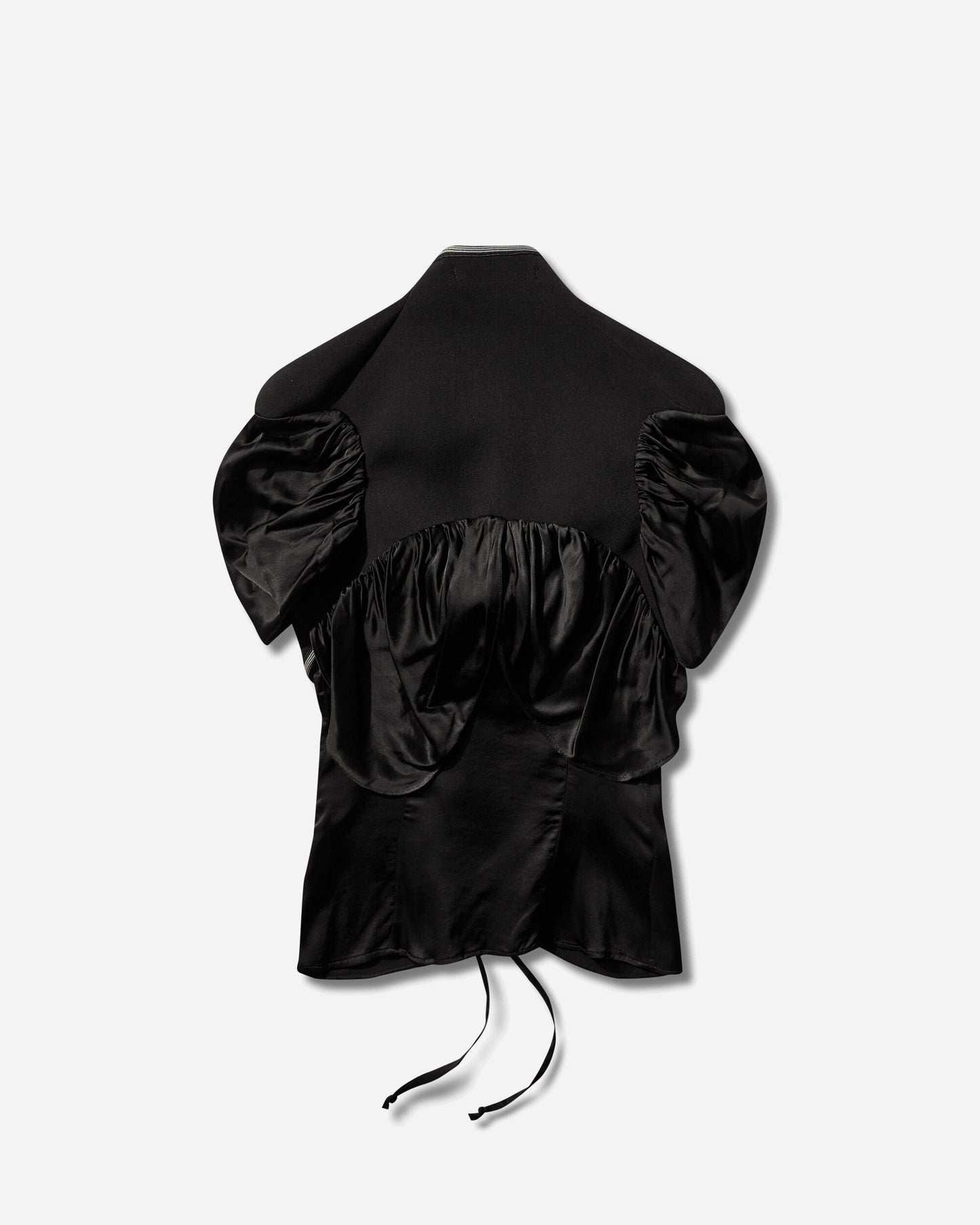 Ottolinger Open Heart Top Black Black T-Shirts Shortsleeve 111-109511-02 BLK