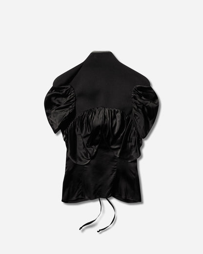 Ottolinger Open Heart Top Black Black T-Shirts Shortsleeve 111-109511-02 BLK