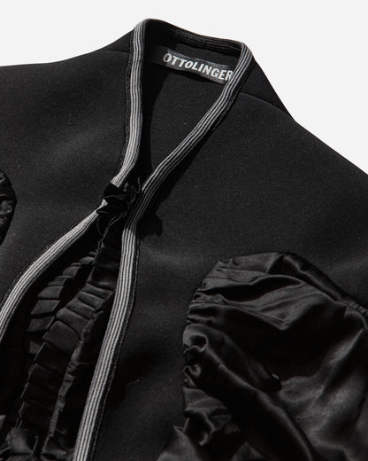 Ottolinger Open Heart Top Black Black T-Shirts Shortsleeve 111-109511-02 BLK