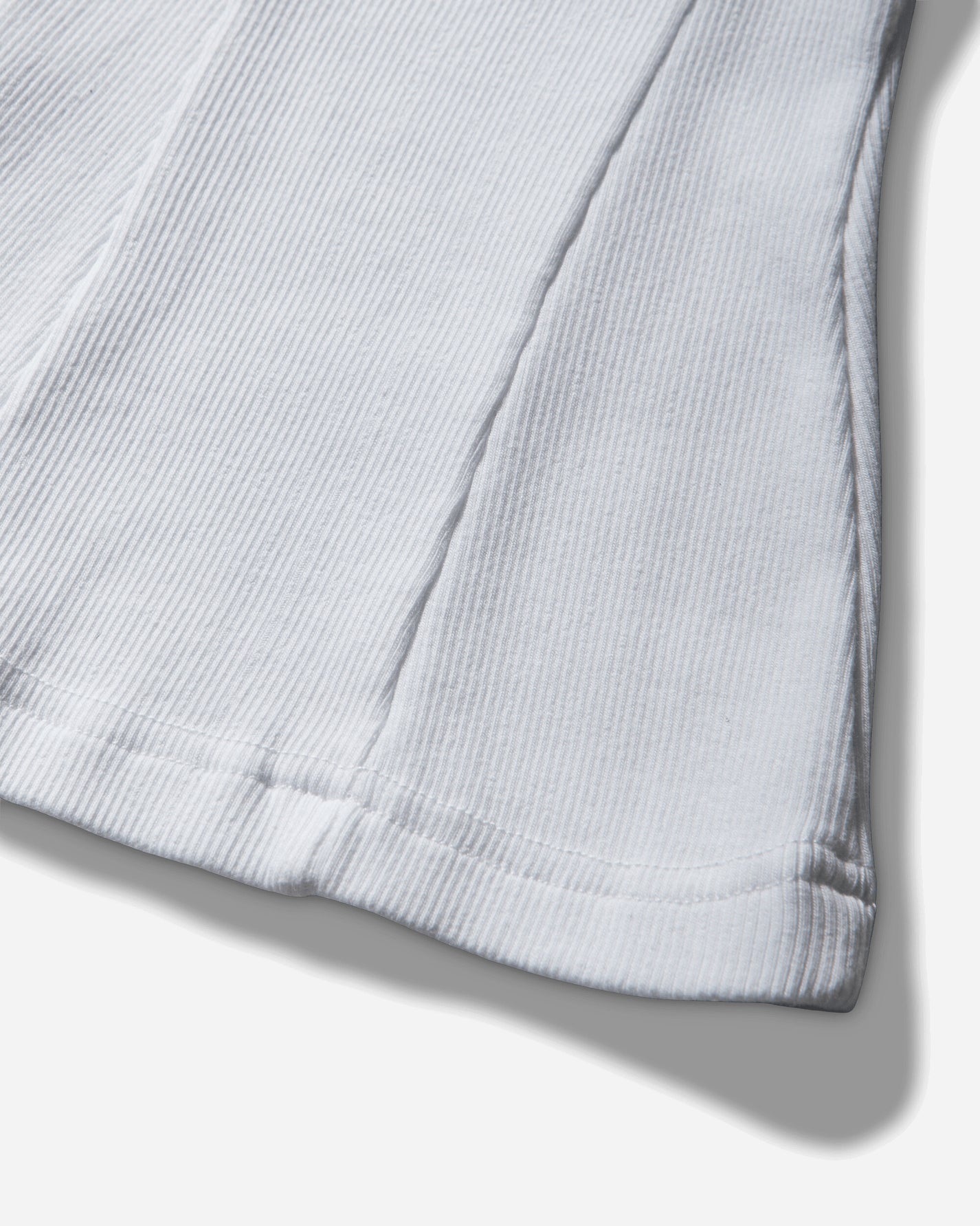 Ottolinger Split Racerback Rib Tank White White T-Shirts Shortsleeve 104-109403-01 WHT