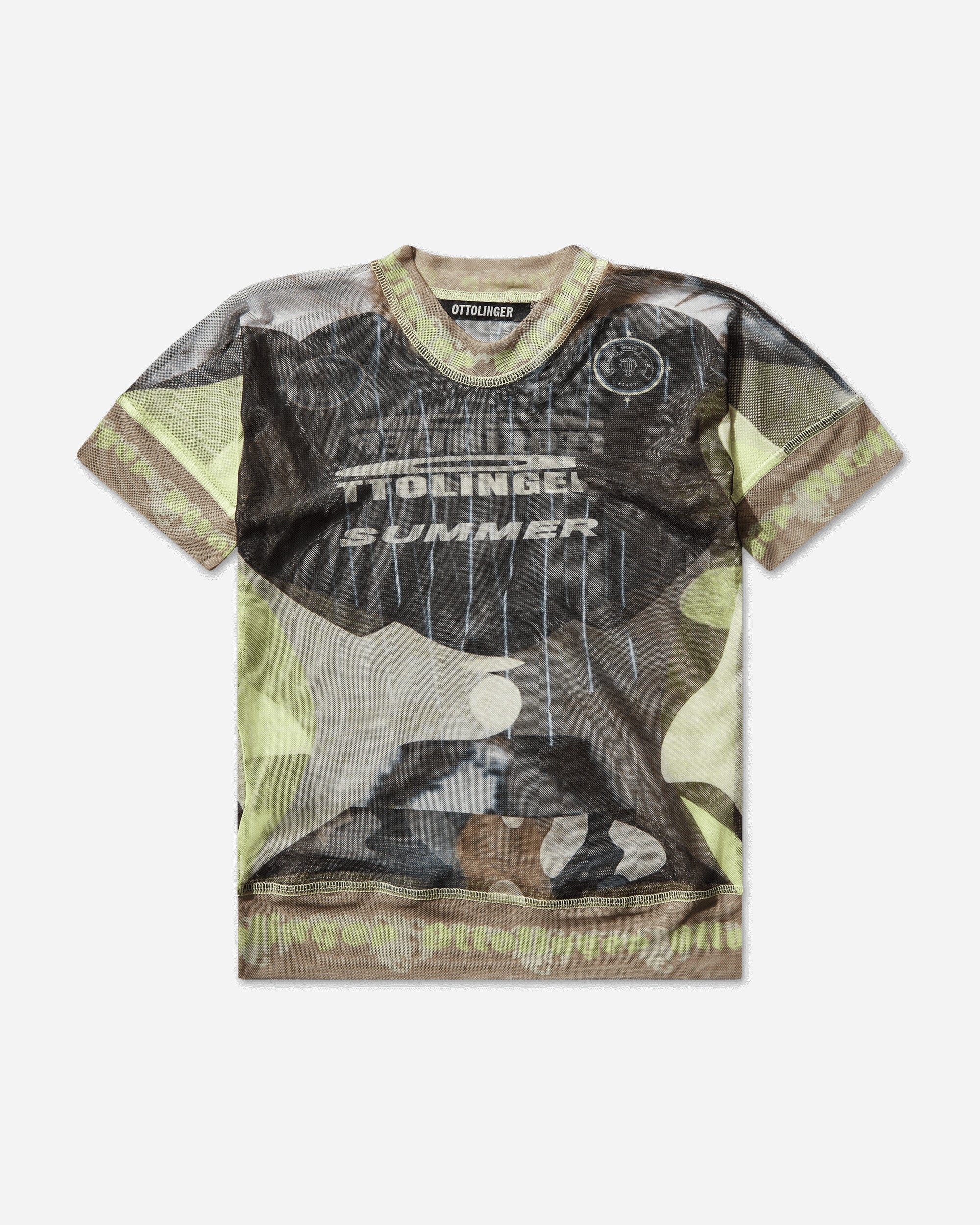 Ottolinger Wmns Mesh Otto T-Shirt Morph Camo T-Shirts Shortsleeve 101-100401-06 PRI