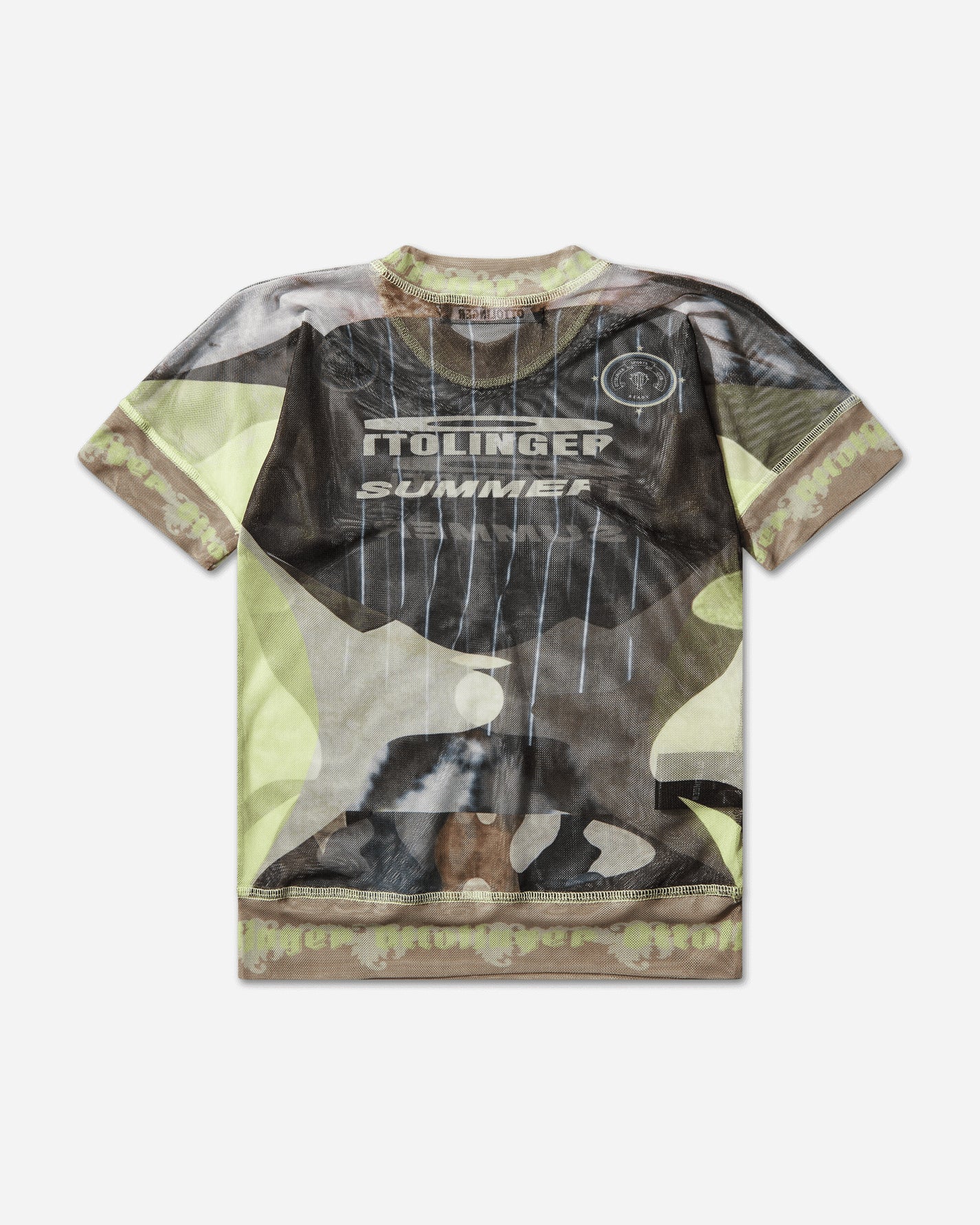 Ottolinger Wmns Mesh Otto T-Shirt Morph Camo T-Shirts Shortsleeve 101-100401-06 PRI