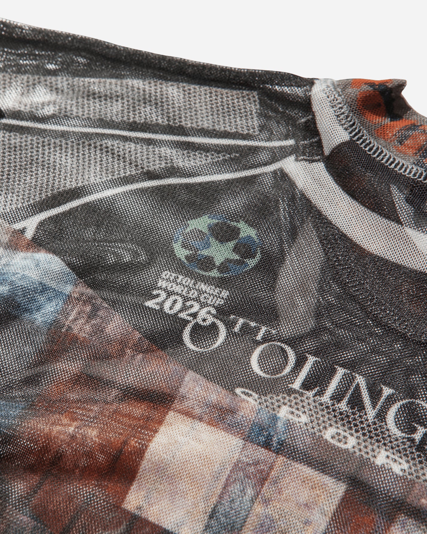 Ottolinger Wmns Mesh Otto T-Shirt Racing Plaid T-Shirts Shortsleeve 101-100401-07 PRI