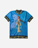 Ottolinger Wmns Oversized Mesh T-Shirt Julien Ceccaldi Print T-Shirts Shortsleeve 10110050102 PRIBLU
