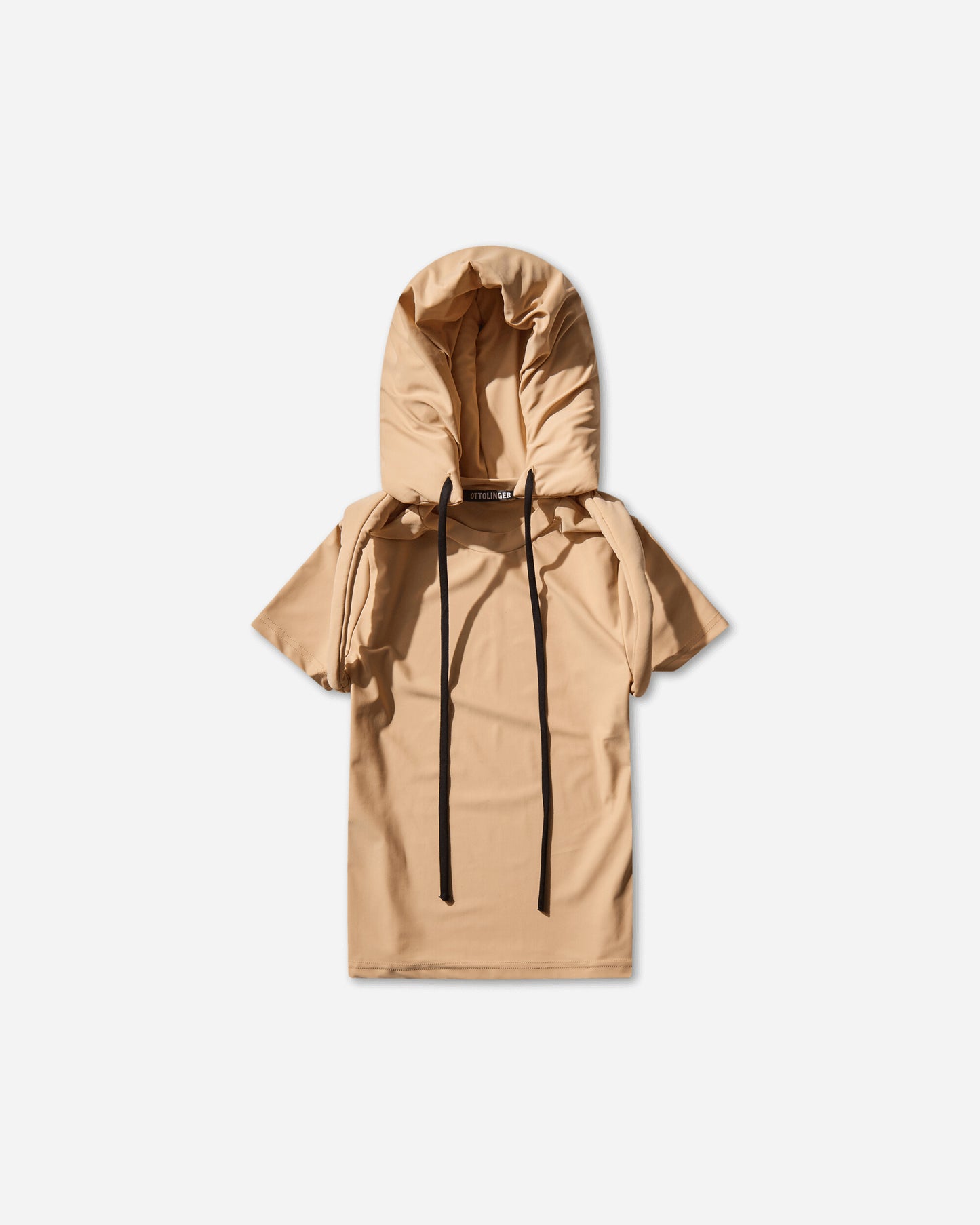 Ottolinger Wmns Padded Hood T-Shirt Nude Bai T-Shirts Shortsleeve 10210670402 1