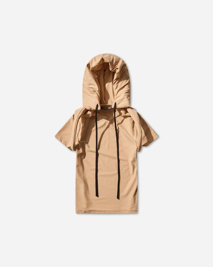 Ottolinger Wmns Padded Hood T-Shirt Nude Bai T-Shirts Shortsleeve 10210670402 1