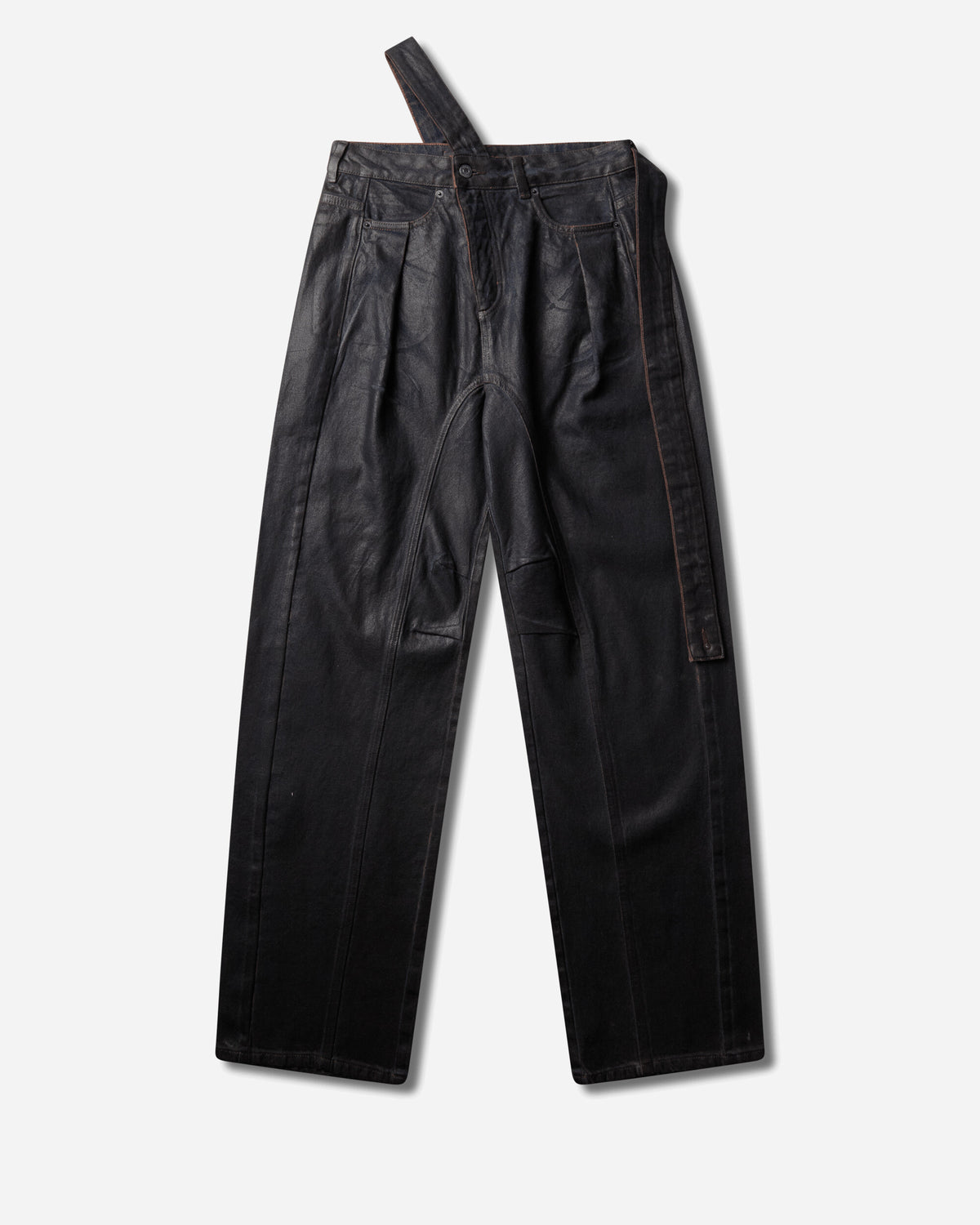 Ottolinger Wmns Glazed Baggy Jeans Brown Overdye Pants Trousers 117-203817-04 BRW