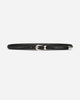 Our Legacy 2 Cm Bullet Chain Belt Black Leather Belts Belt A4268BCB 001
