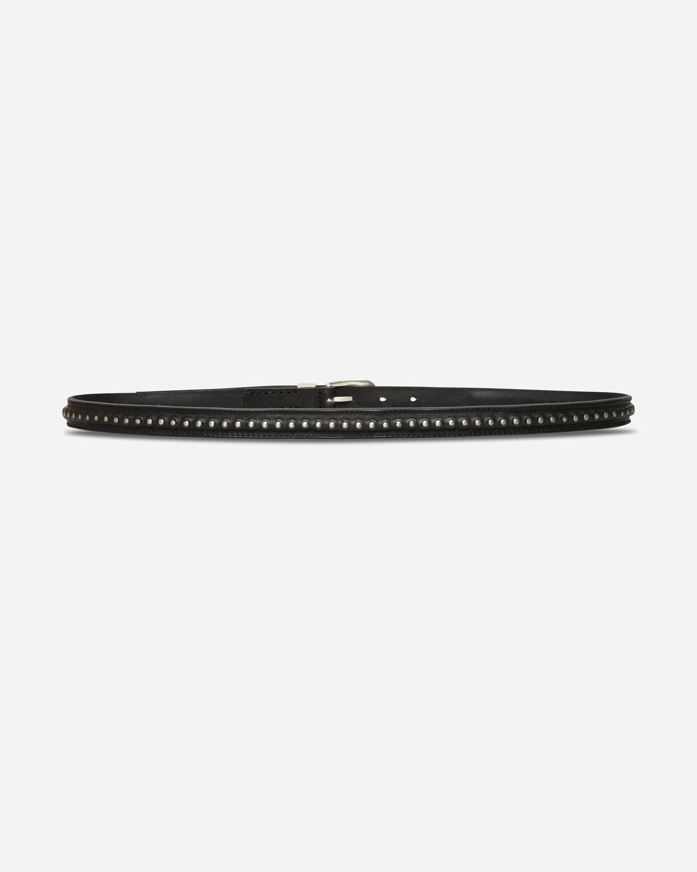Our Legacy 2 Cm Bullet Chain Belt Black Leather Belts Belt A4268BCB 001