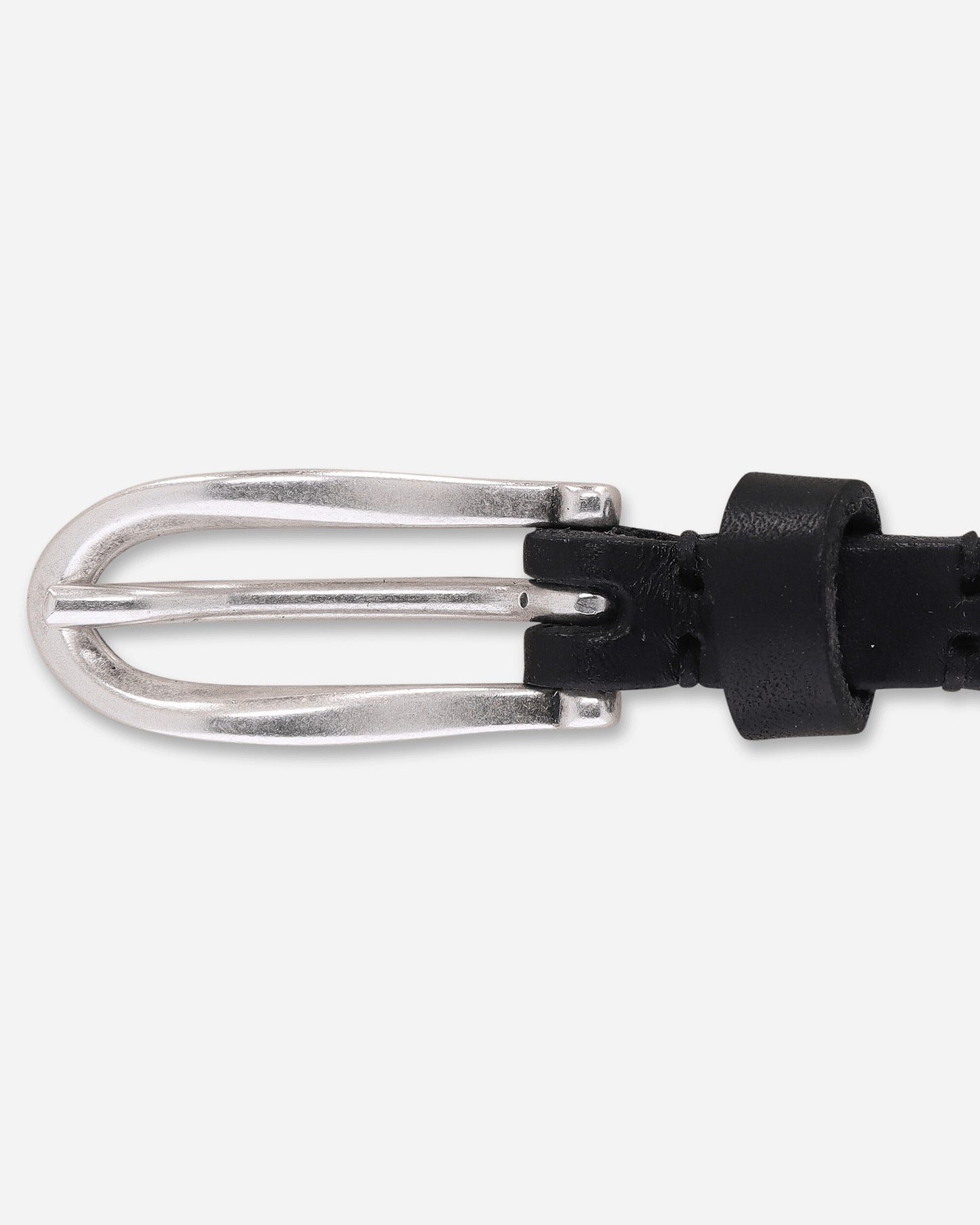 Our Legacy Billow Belt Oily Black Leather Belts Belt A2268BOI 001