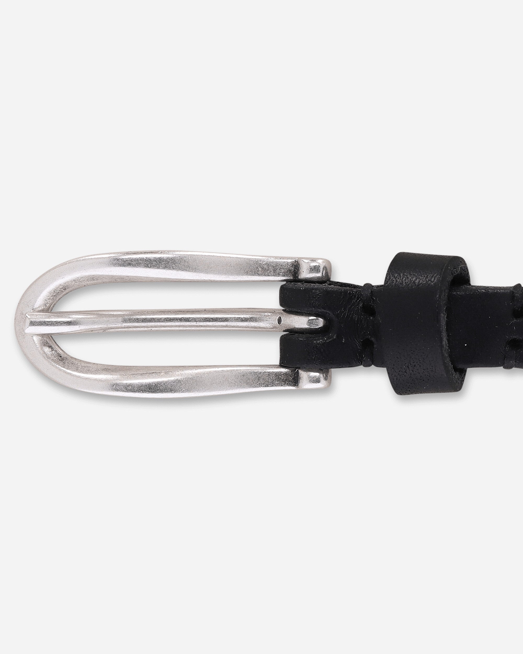 Our Legacy Billow Belt Oily Black Leather Belts Belt A2268BOI 001