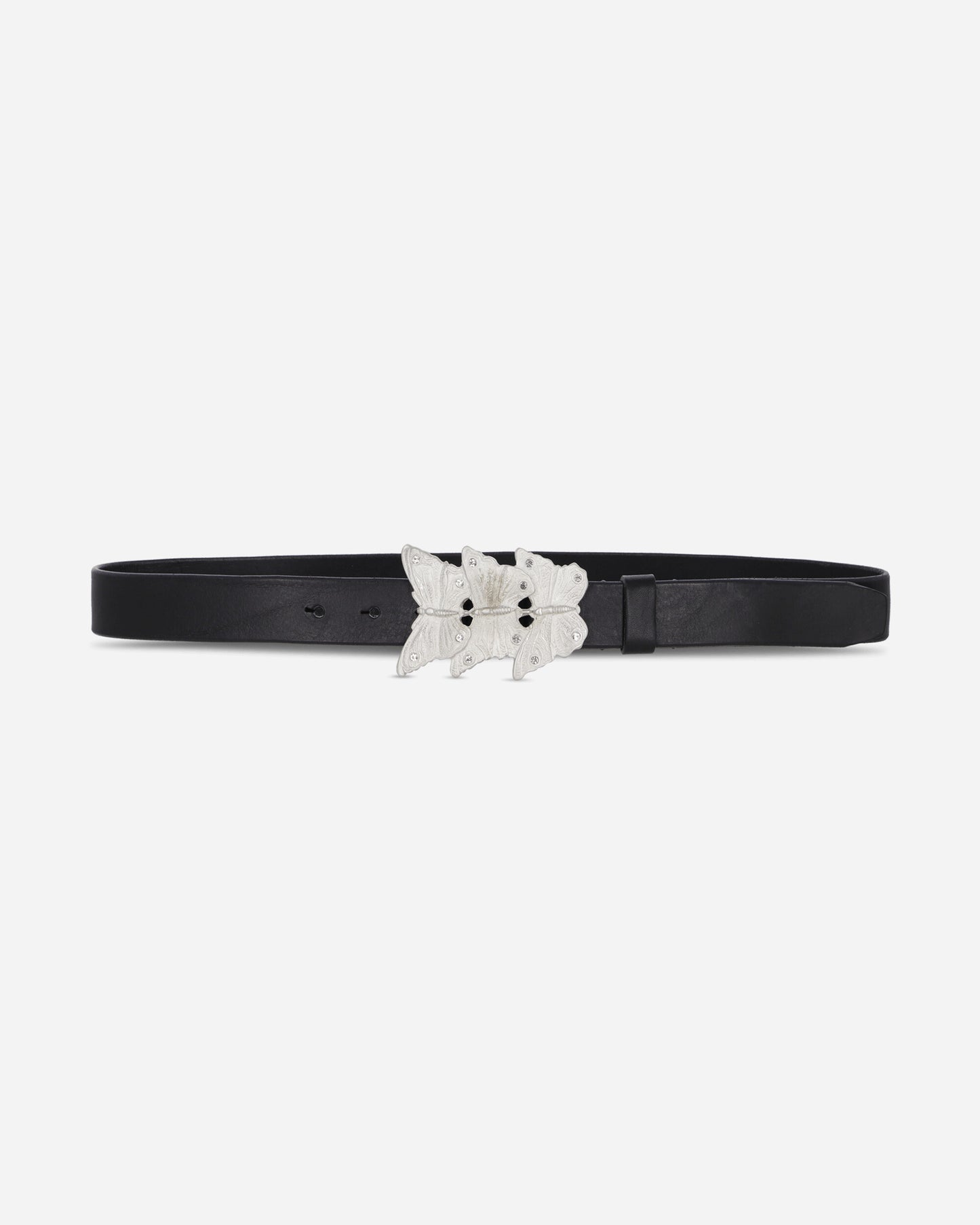 Our Legacy Butterfly Belt Oily Black Leather Belts Belt A4258BO 001