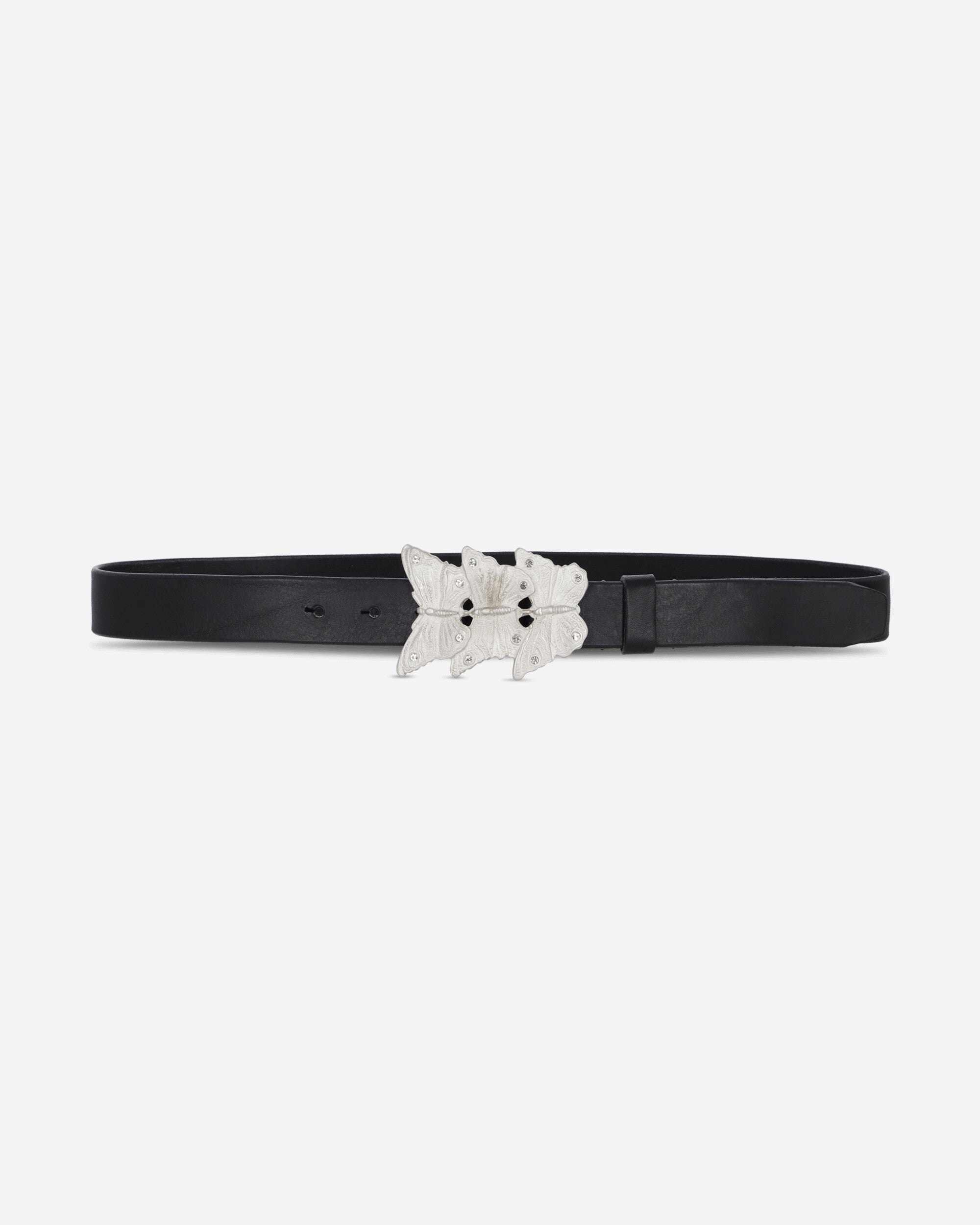 Our Legacy Butterfly Belt Oily Black Leather Belts Belt A4258BO 001