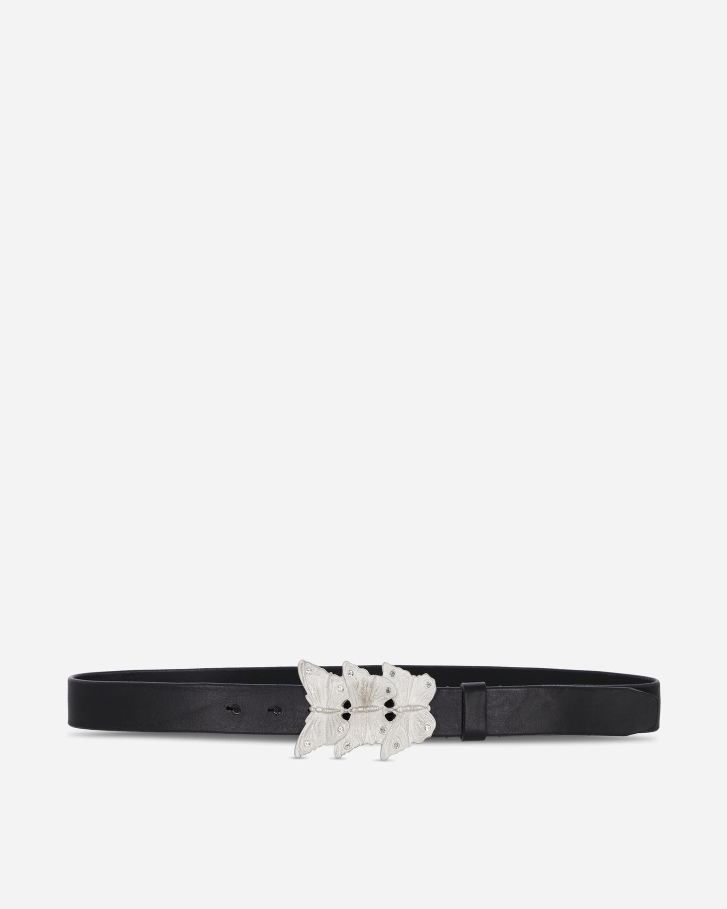Our Legacy Butterfly Belt Oily Black Leather Belts Belt A4258BO 001