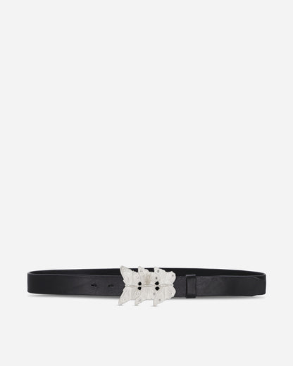 Our Legacy Butterfly Belt Oily Black Leather Belts Belt A4258BO 001