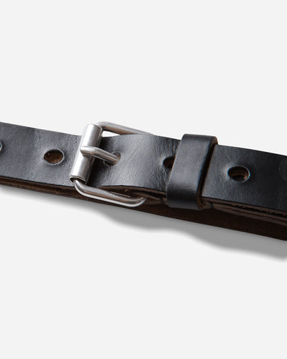 Our Legacy Chain Belt Black Chromexcel Leather Belts Belt A4268CHB 001