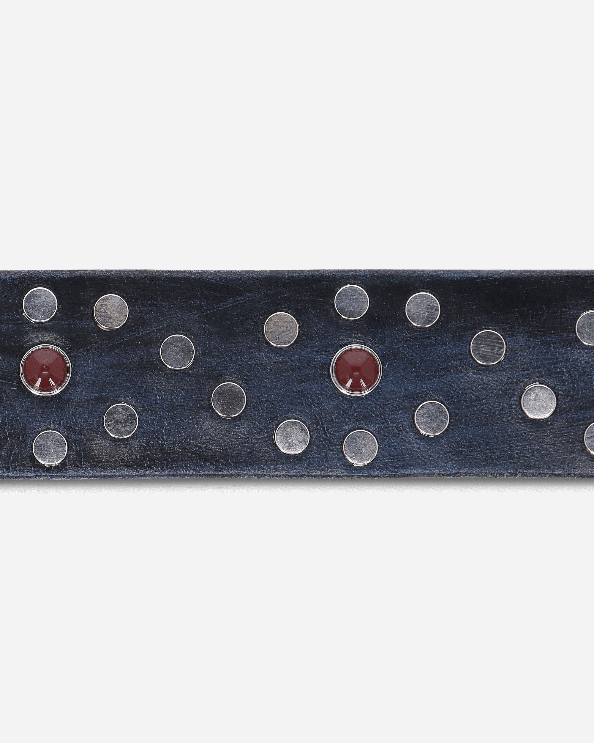 Our Legacy Vortex Belt Vintage Black Ocean Leather Belts Belt A2268VVB 001