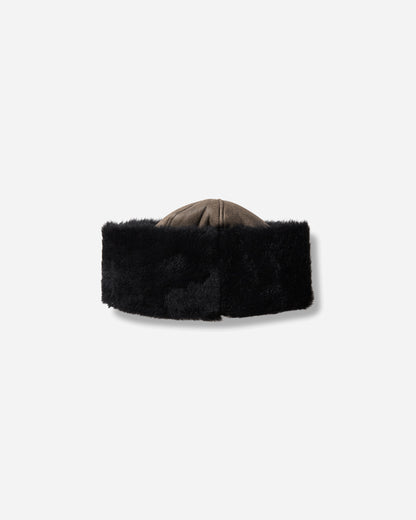 Our Legacy Blizzard Hat Smoky Black Dry Shearling Hats Bucket A4268BSM 001