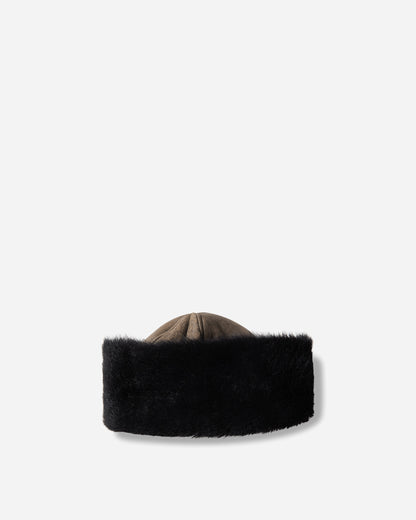 Our Legacy Blizzard Hat Smoky Black Dry Shearling Hats Bucket A4268BSM 001
