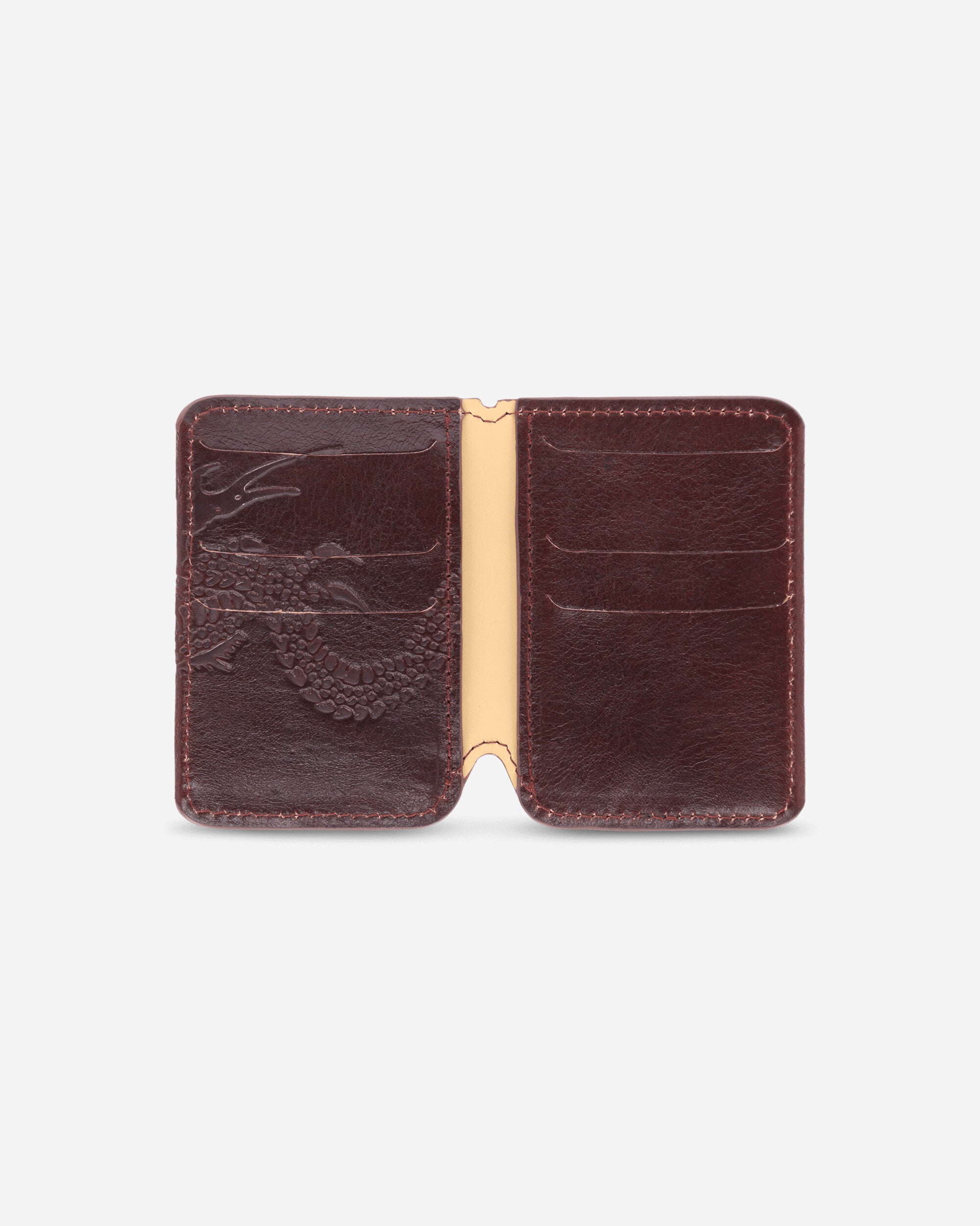 Our Legacy Card Case Deep Abyss Red Leather Wallets and Cardholders Cardholders A4258CD 001