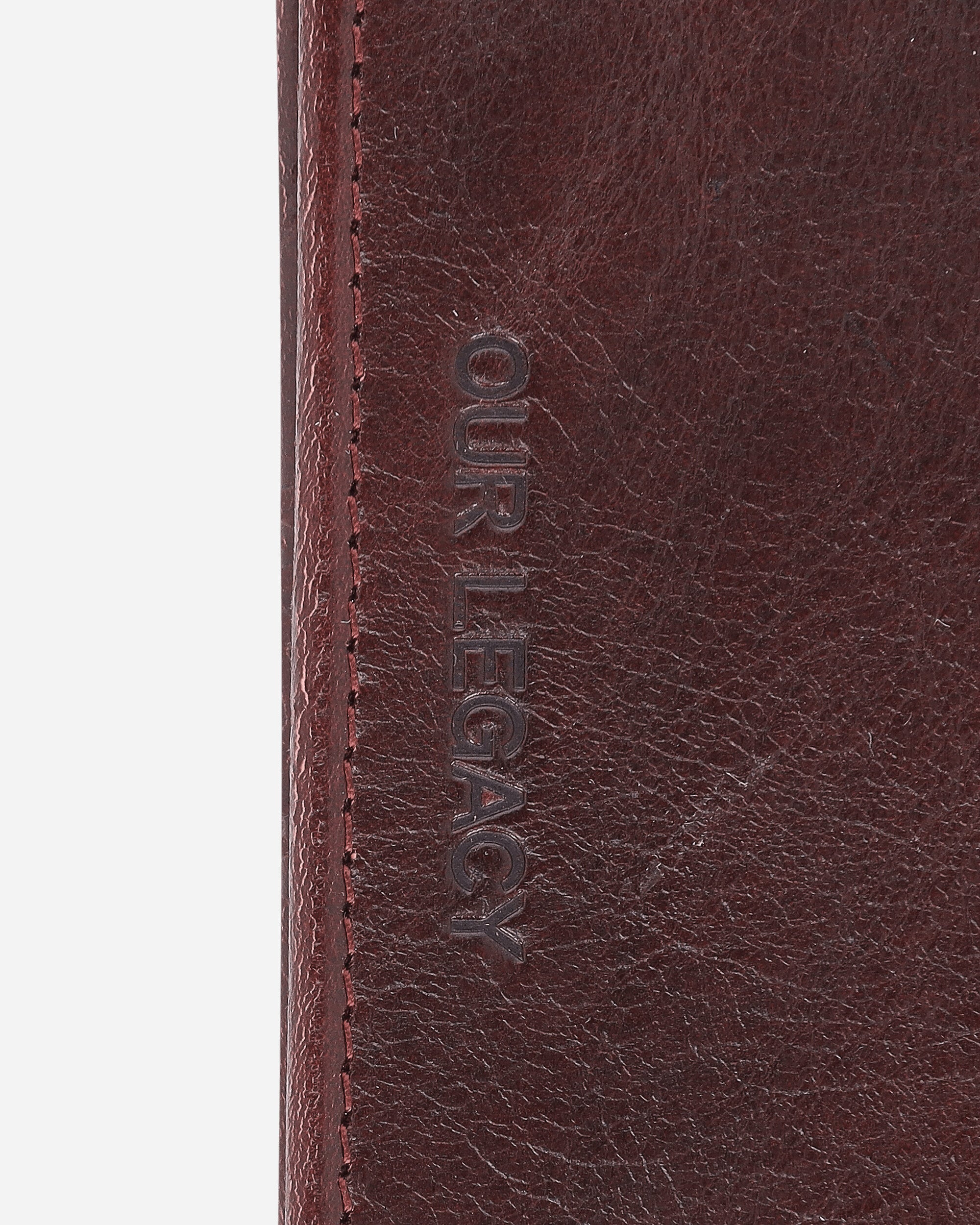 Our Legacy Card Case Deep Abyss Red Leather Wallets and Cardholders Cardholders A4258CD 001