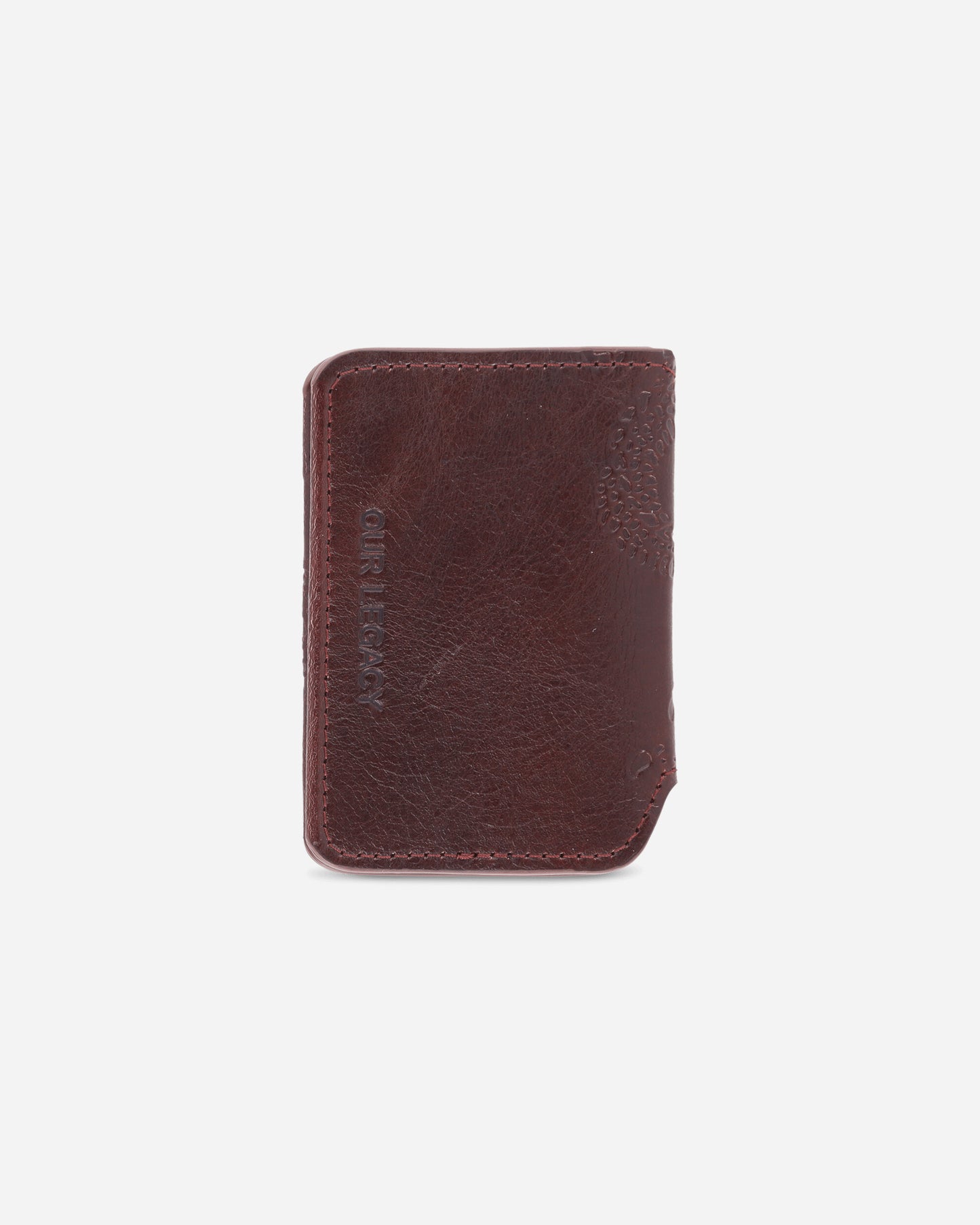 Our Legacy Card Case Deep Abyss Red Leather Wallets and Cardholders Cardholders A4258CD 001