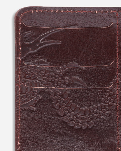 Our Legacy Card Case Deep Abyss Red Leather Wallets and Cardholders Cardholders A4258CD 001