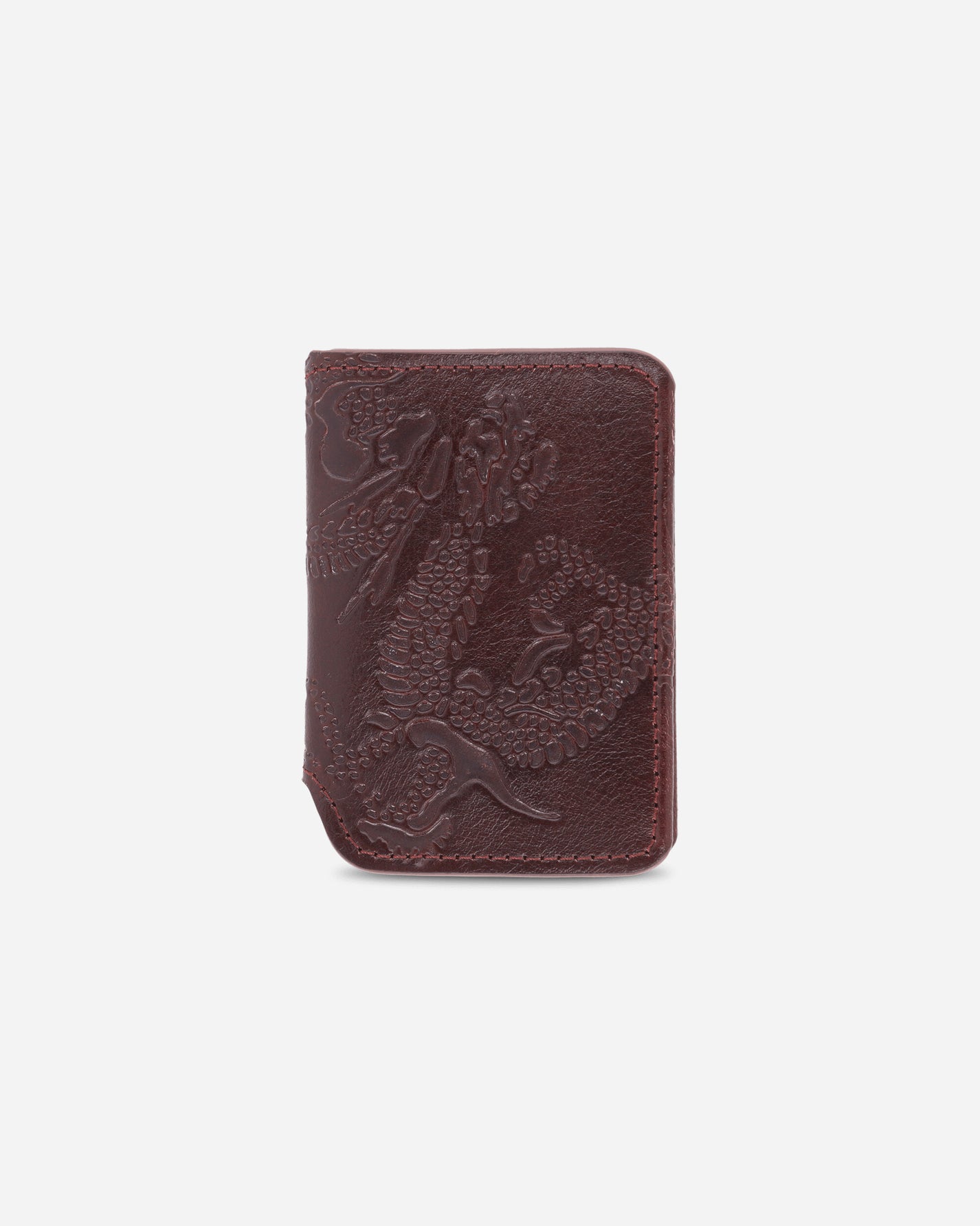 Our Legacy Card Case Deep Abyss Red Leather Wallets and Cardholders Cardholders A4258CD 001