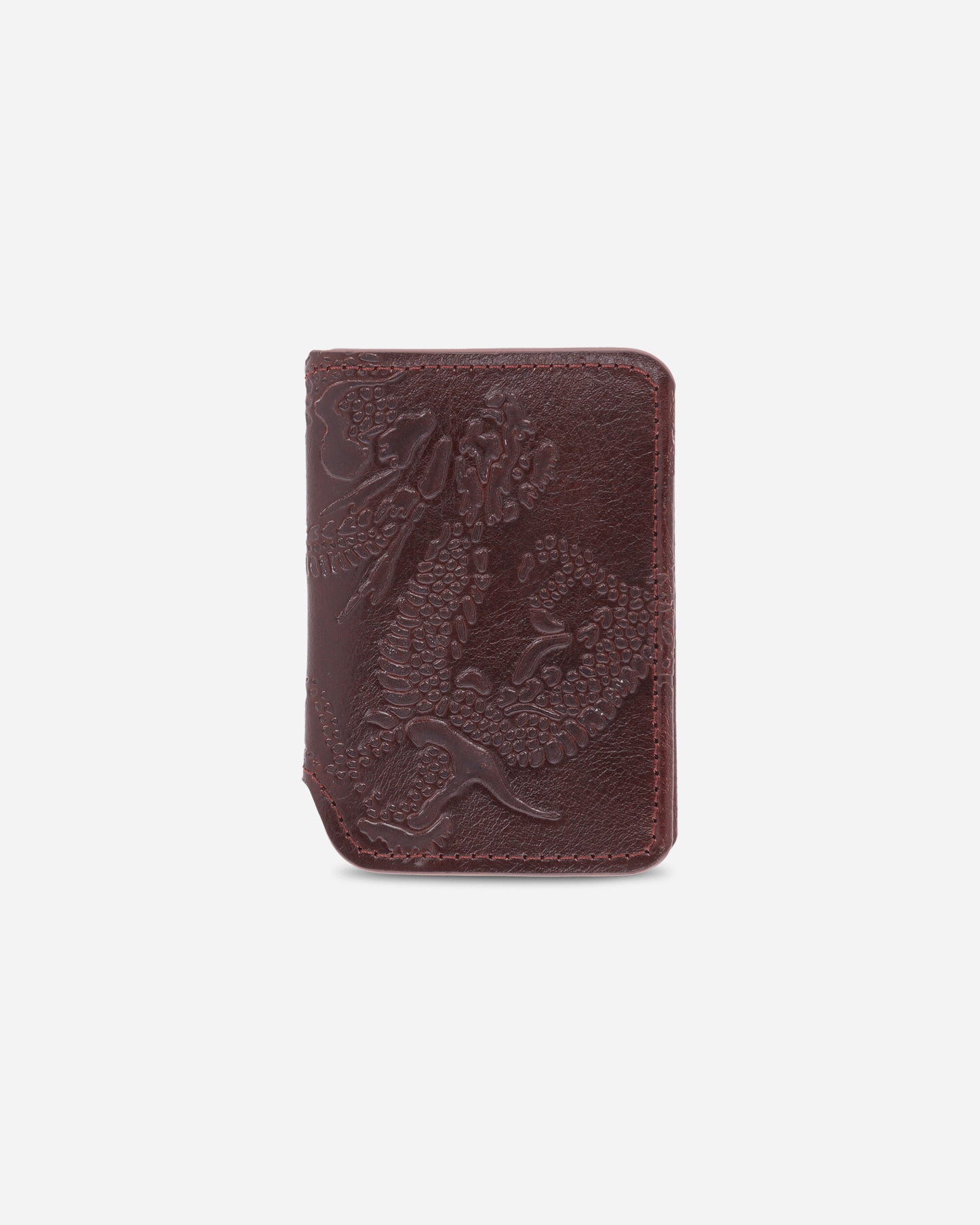 Our Legacy Card Case Deep Abyss Red Leather Wallets and Cardholders Cardholders A4258CD 001