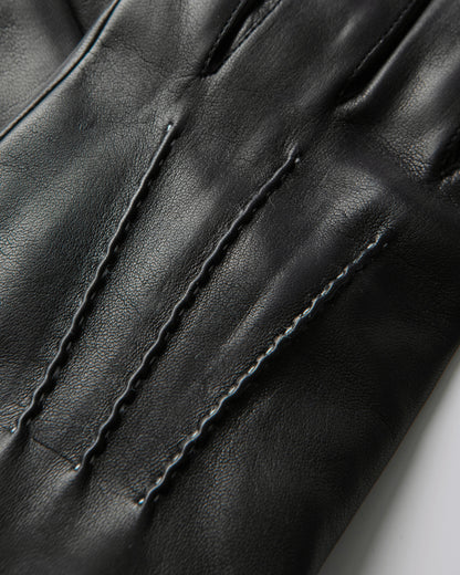 Our Legacy His Gloves Black Leather Gloves and Scarves Gloves A4248HIB 001